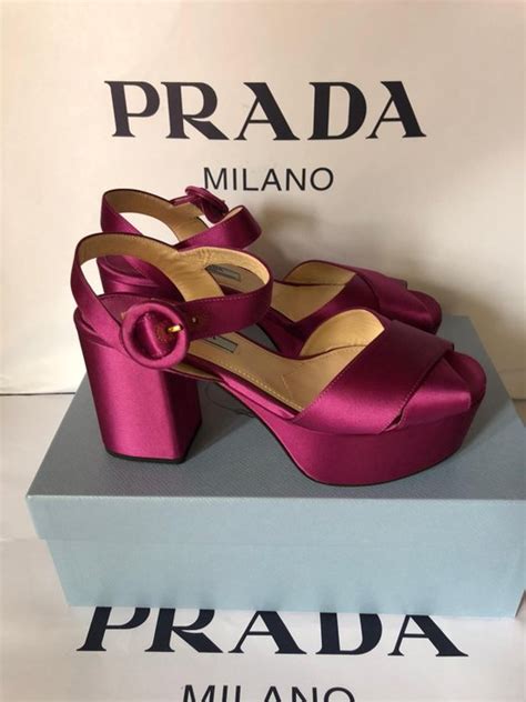 scarpe prada con tacco marroni|Prada Scarpe vintage .